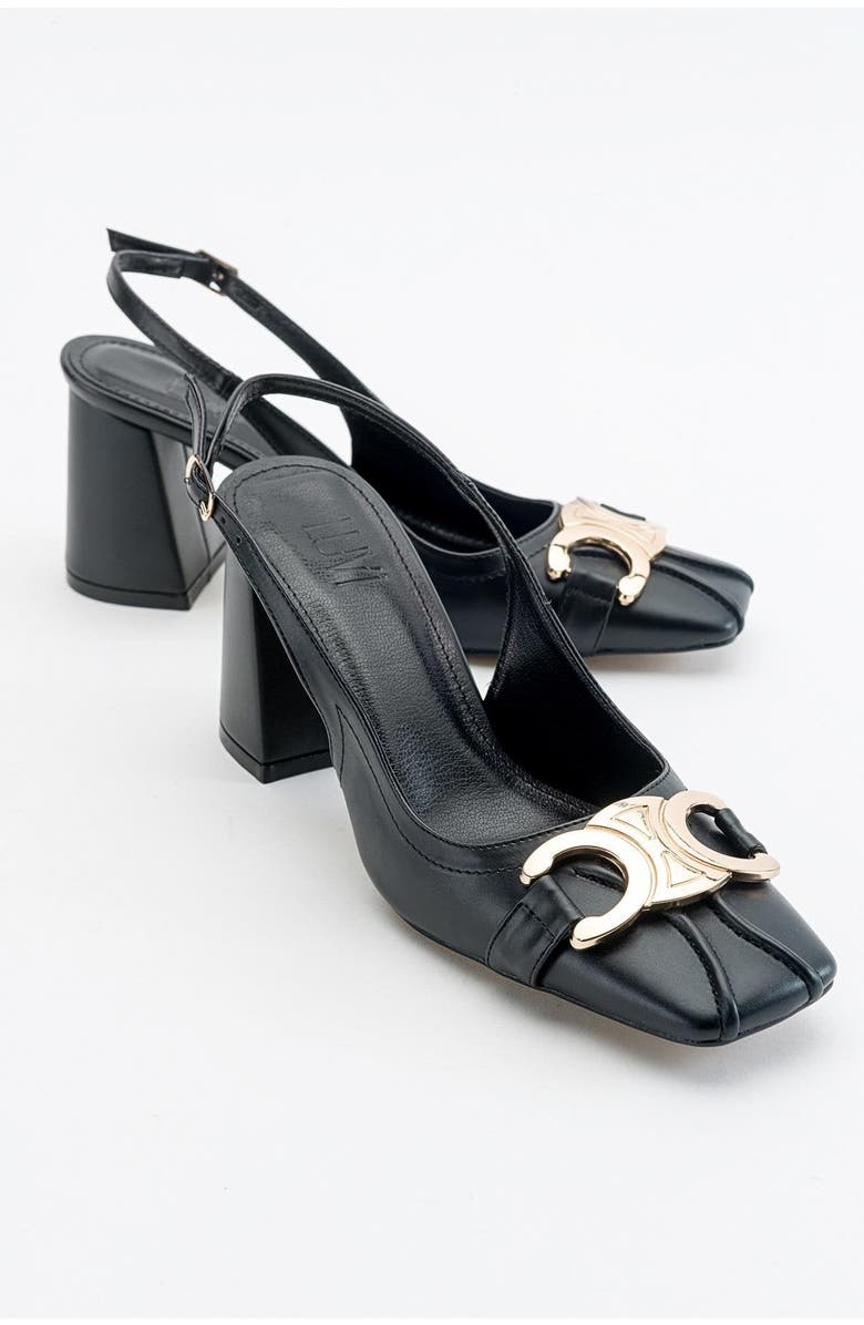 Prologue Shoes Forlev Slingback Pump, Main, color, Black