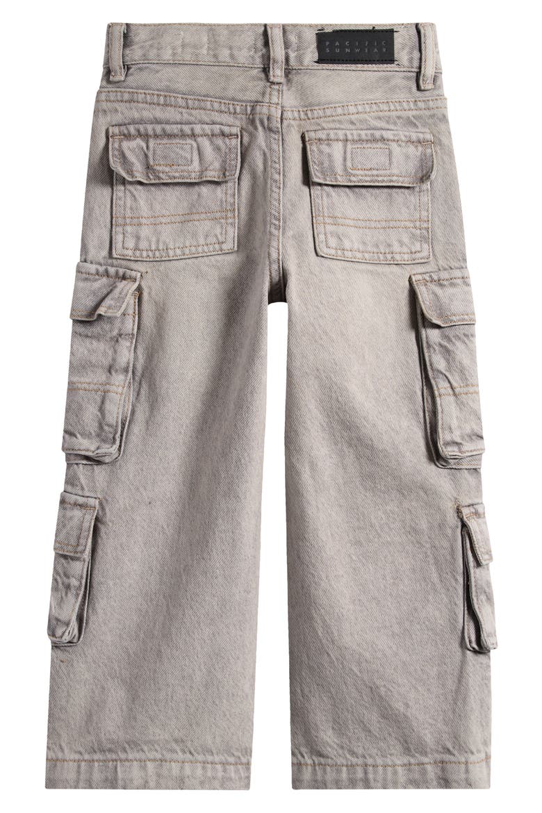 Kids' Jasper Baggy Cargo Jeans, Alternate, color, GRAY