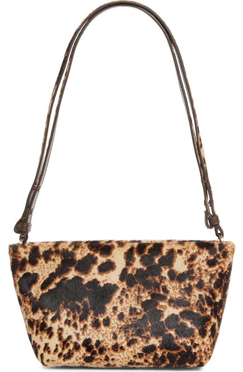 Proenza Schouler Bond Genuine Calf Hair Shoulder Bag, Main, color, Dark Brown Multi