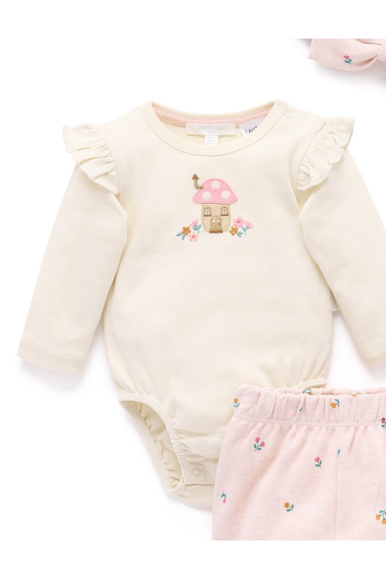 3 Piece Gift Set Girls, Alternate, color, Sweet Pea Print