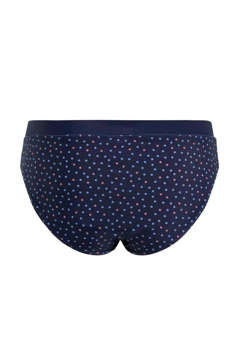 Polka Dot Swim Briefs, Alternate, color, Navy