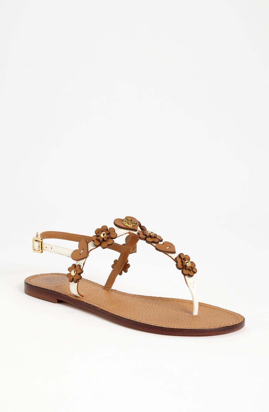 'Cori' Thong Sandal, Main, color, IVORY ROYAL TAN
