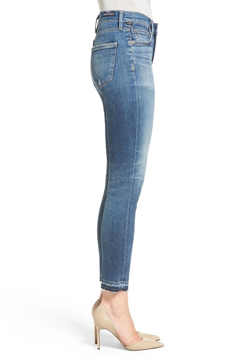 Rocket High Waist Crop Skinny Jeans, Alternate, color, WEEKENDER