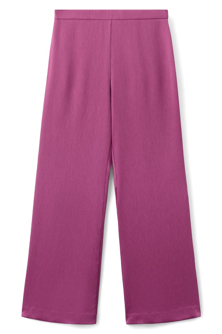 Straight Leg Satin Pants, Alternate, color, LIGHT/ PASTEL PURPLE