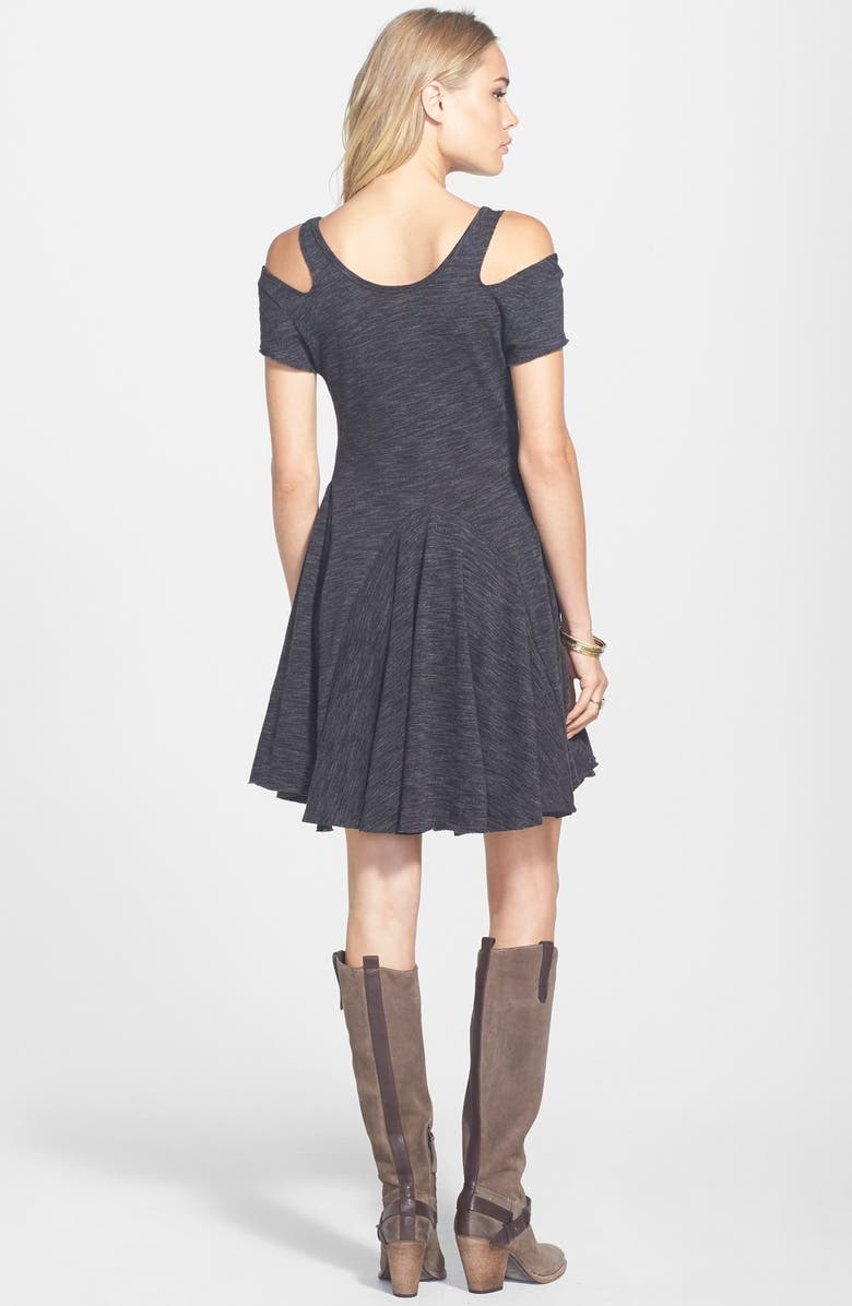 Free People 'Tiny Dancer' Cold Shoulder Skater Dress, Alternate, color, 