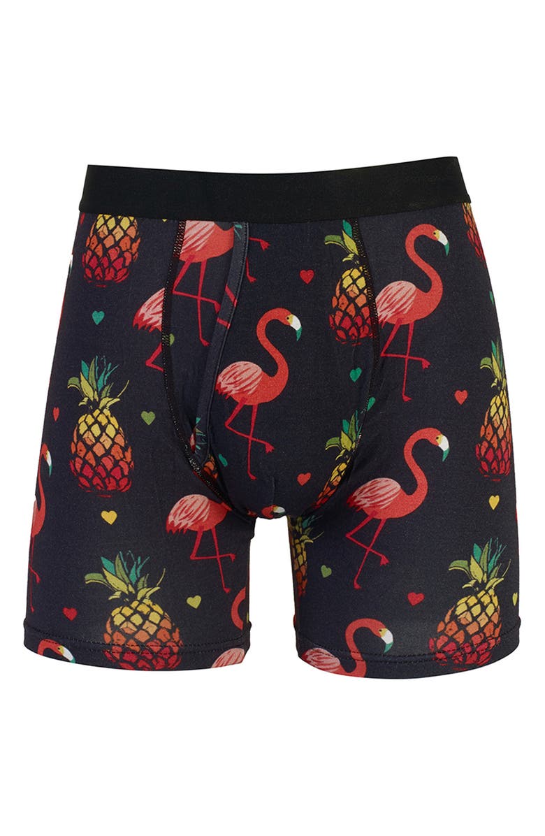 WARRIORS AND SCHOLARS Flamingo Boxer Briefs, Main, color,