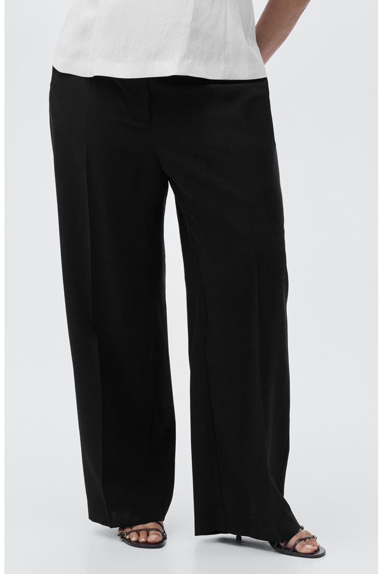 Carlos Wide Leg Pants, Main, color, BLACK