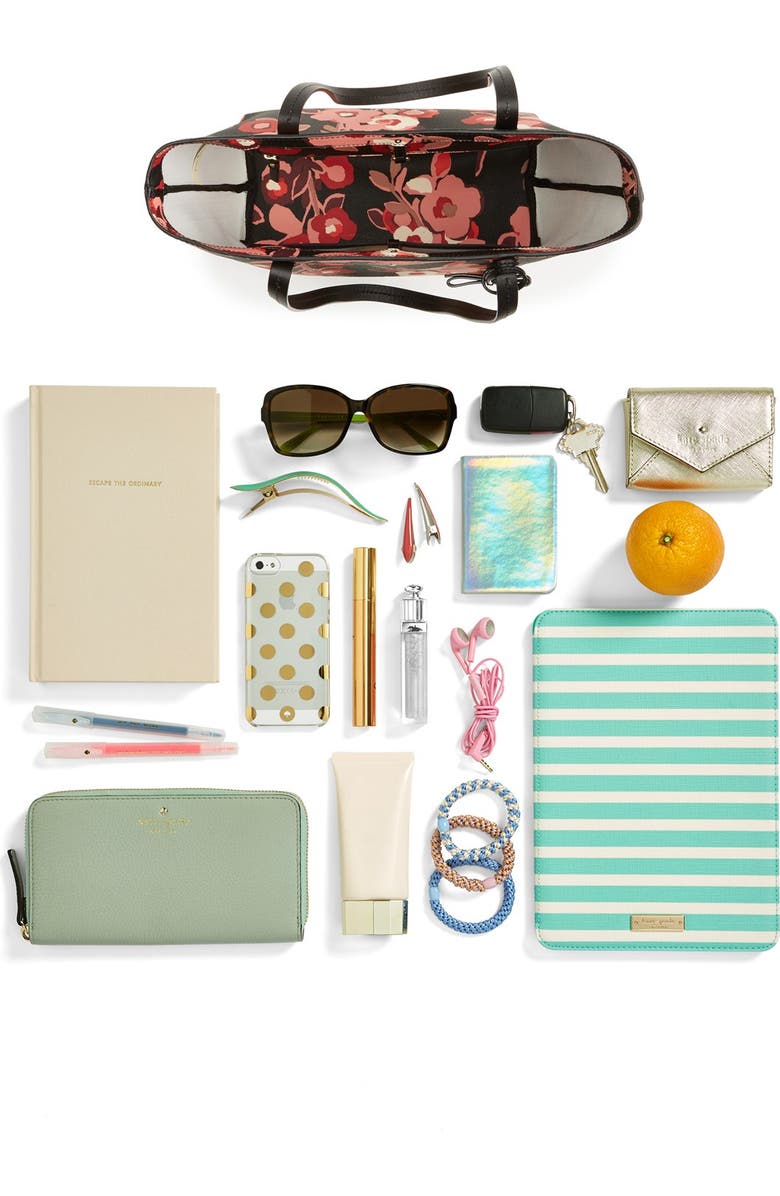 Kate Spade New York hawthorne lane floral - small ryan tote, Alternate, color,