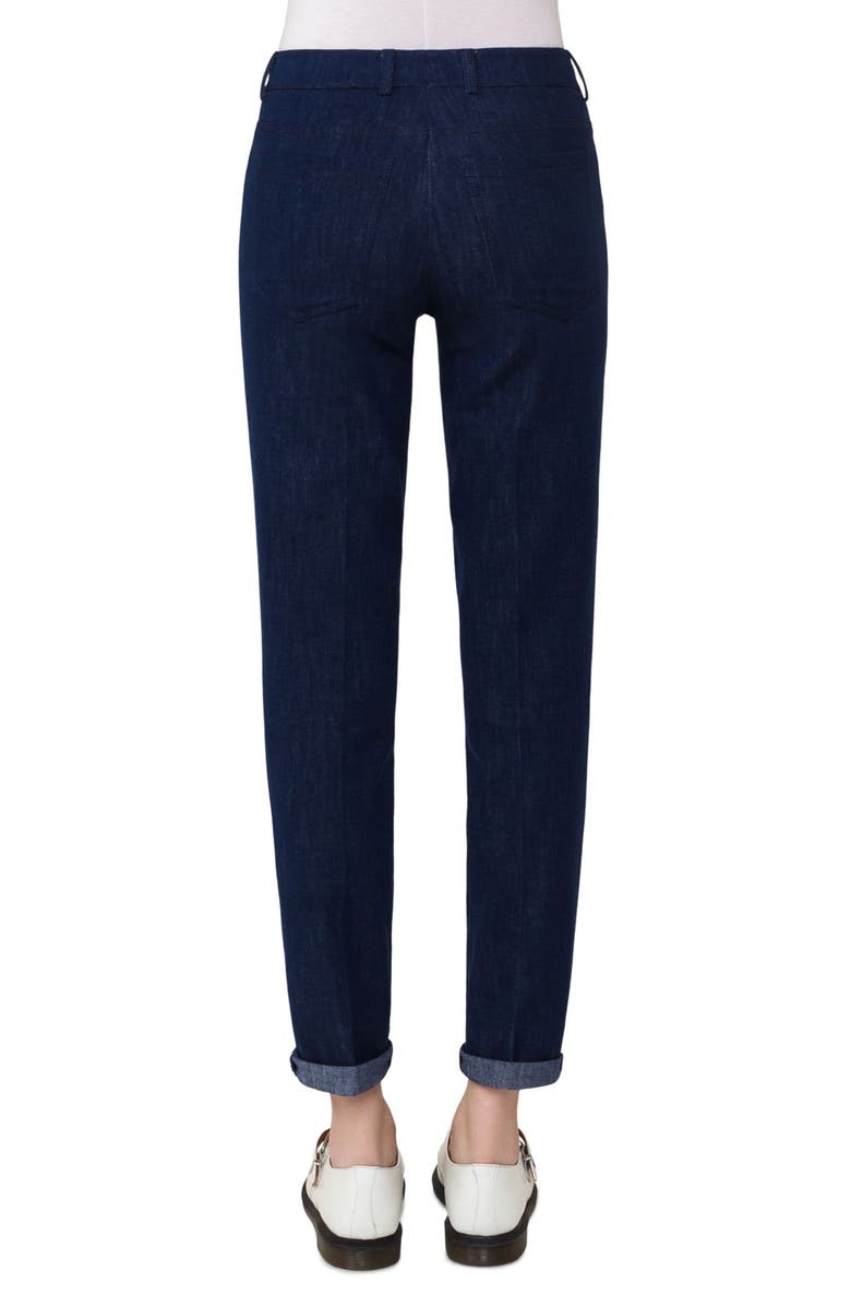 Akris Slim Stretch Denim Pants, Alternate, color,