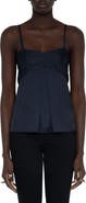 Zadig & Voltaire Cippie Pleated Satin Camisole