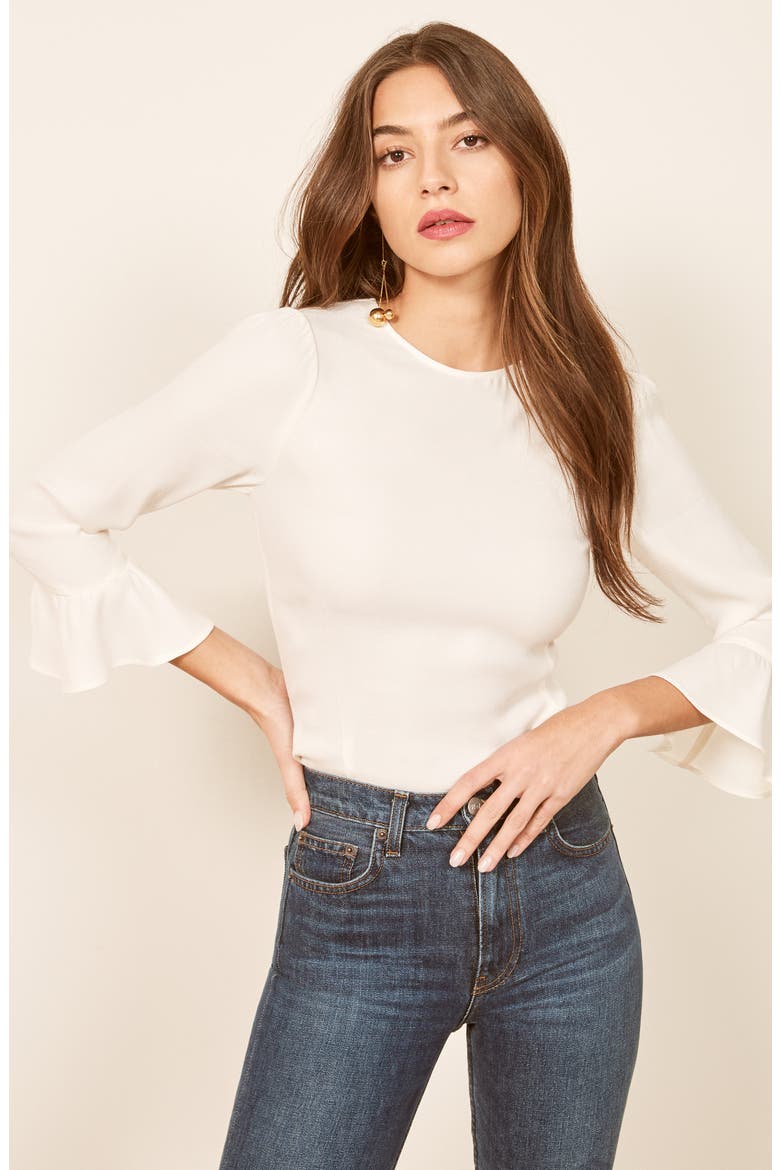 Virginia Top, Alternate, color, IVORY