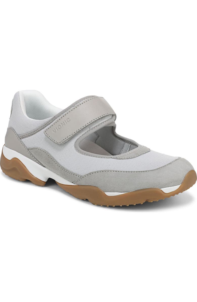 Vionic Walk Slim Giselle Mary Jane Sneaker, Main, color, Vapor Grey