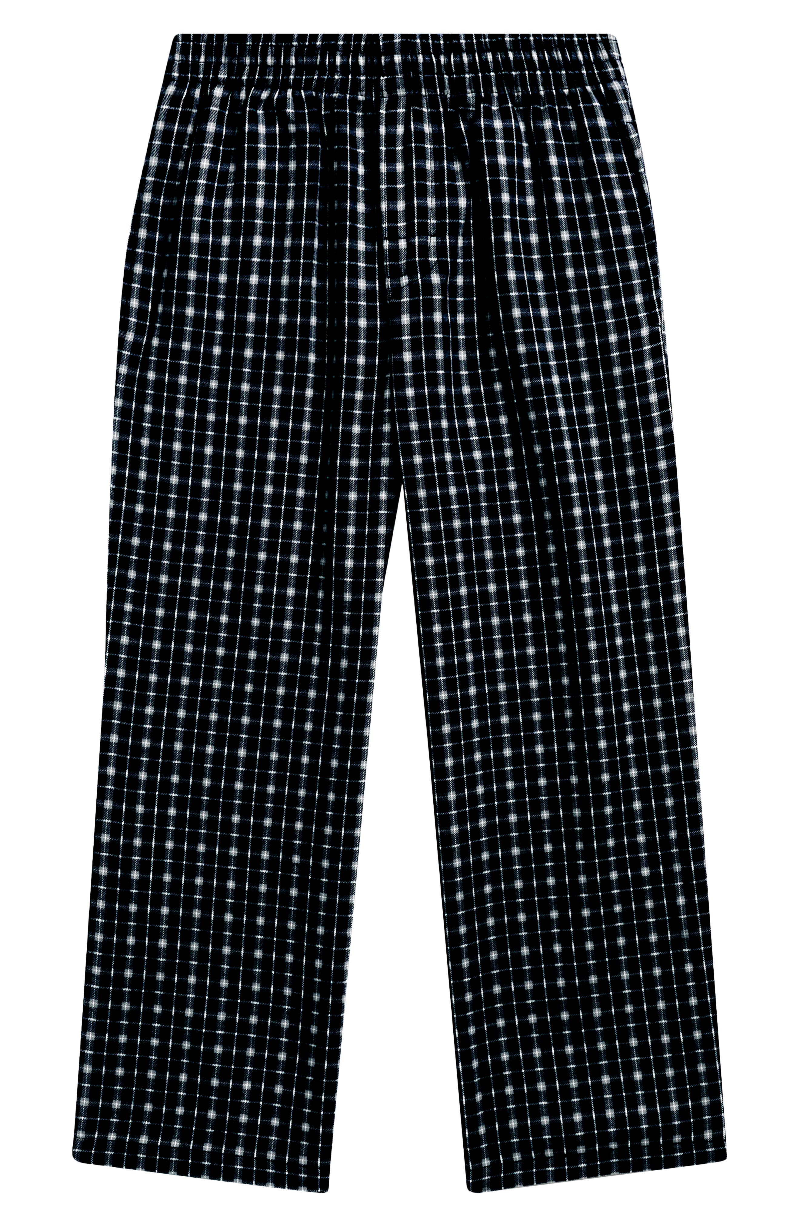 NAVY MICRO PLAID