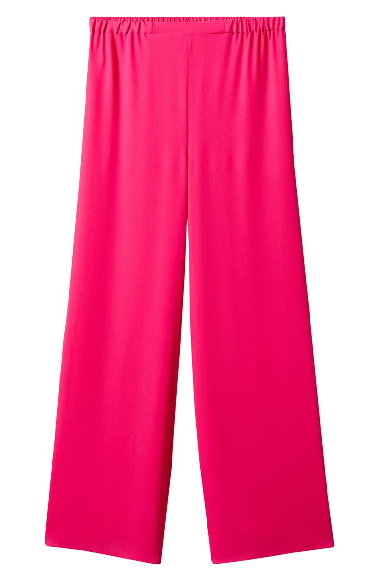 MANGO Pull-On Wide Leg Pants, Alternate, color, 