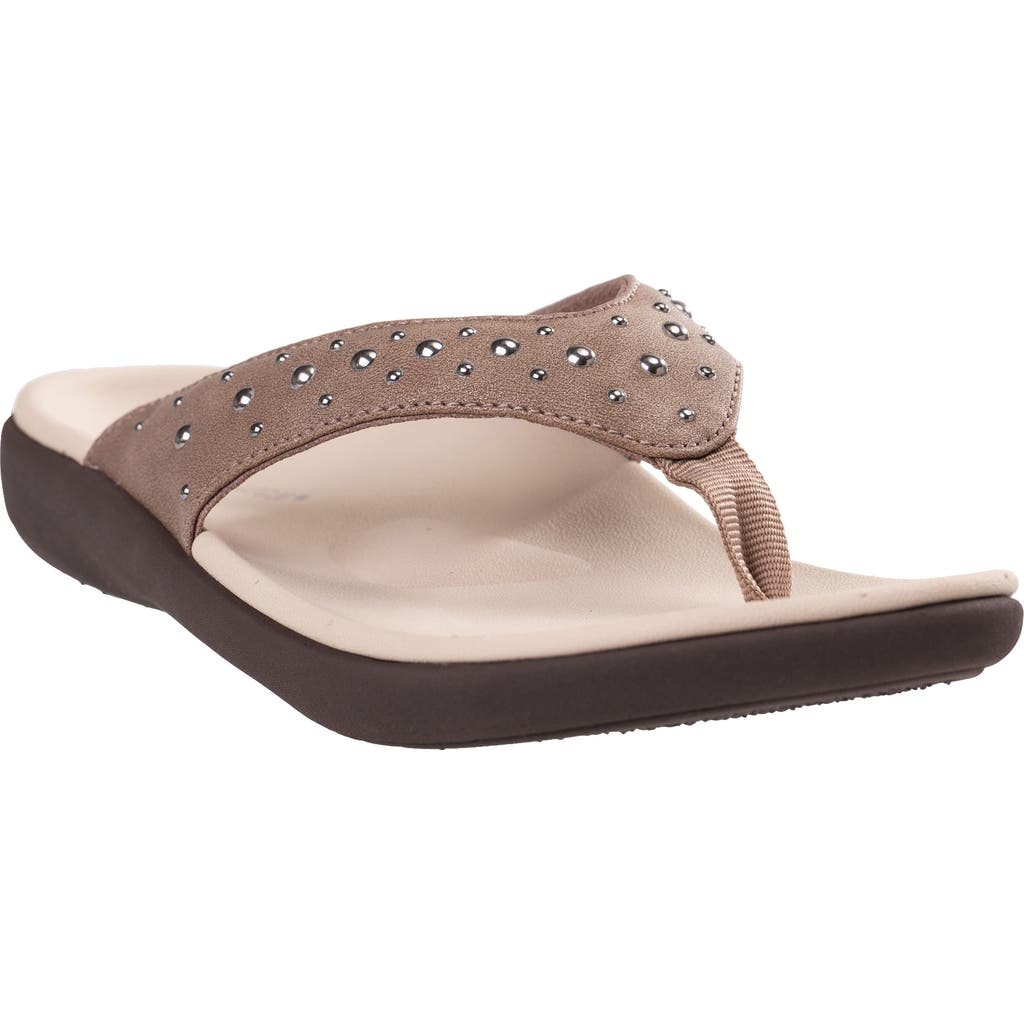 Revitalign Yumi Fresca Flip Flop In Fossil