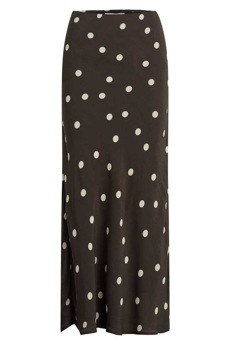 The Favorite Midi Skirt, Alternate, color, ESPRESSO POLKA DOT