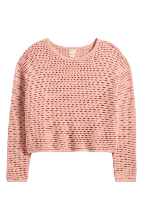 BILLABONG BILLABONG DAYBREAK OPENWORK COTTON SWEATER 
