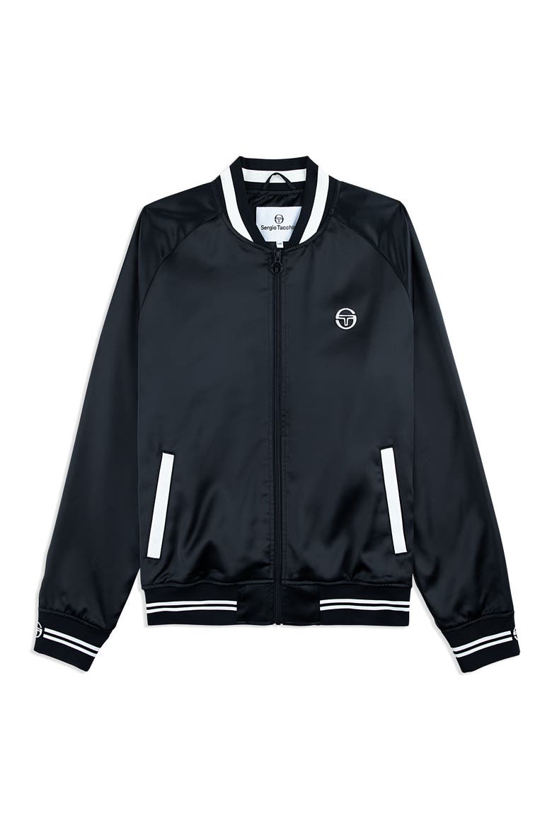Tosca Varsity Jacket, Alternate, color, BLACK BEAUTY