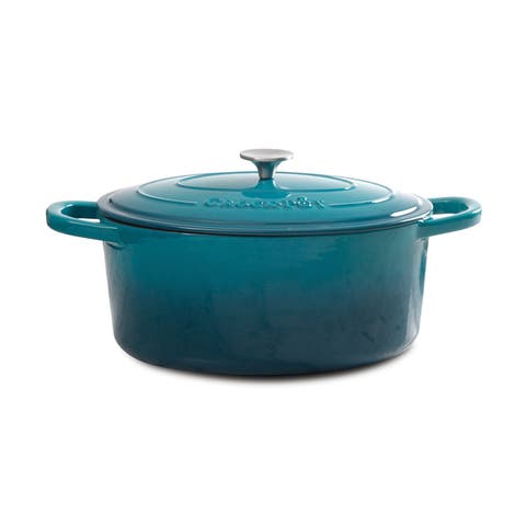 5 Quart Round Enameled Cast Iron Dutch Oven