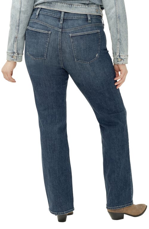Silver Jeans Co. Suki Curvy Mid Rise Slim Bootcut Jeans In Blue