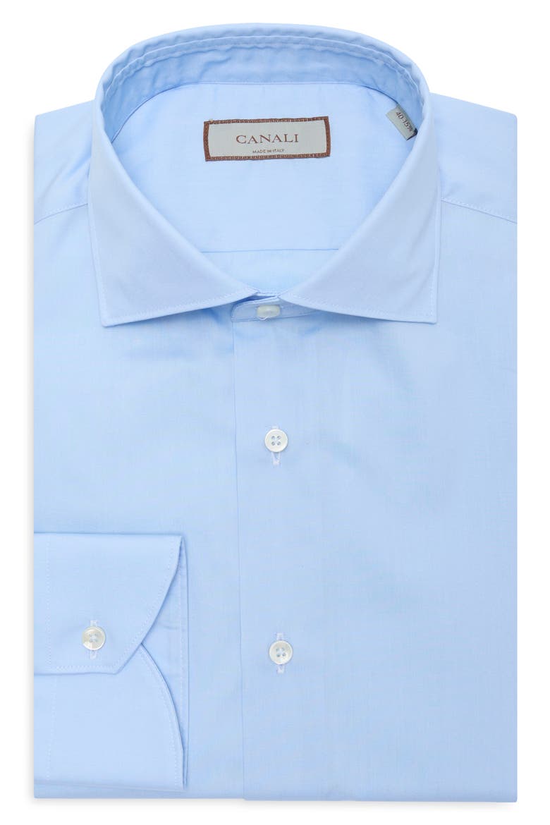 canali dress shirts review Canali Dress Shirt Medium Blue - Regular Fit 41 - 16 Performance