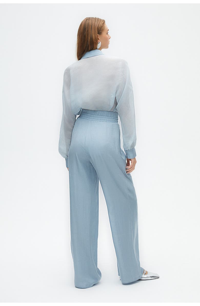 Nocturne Metal Ring Detailed Shirt, Alternate, color, 