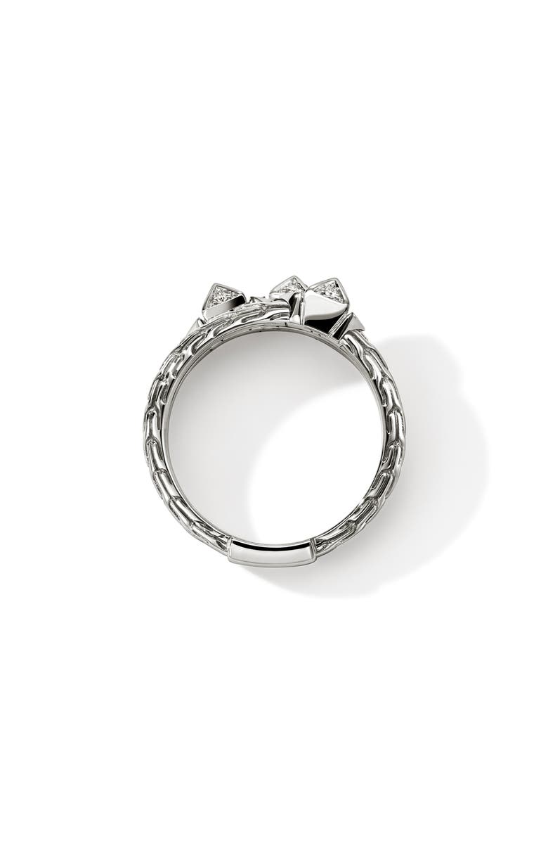 John Hardy Icon Stud Triple Row Ring, Alternate, color, Silver