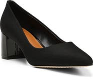 Donald Pliner Stephanid Pointed Toe Block Heel Pump