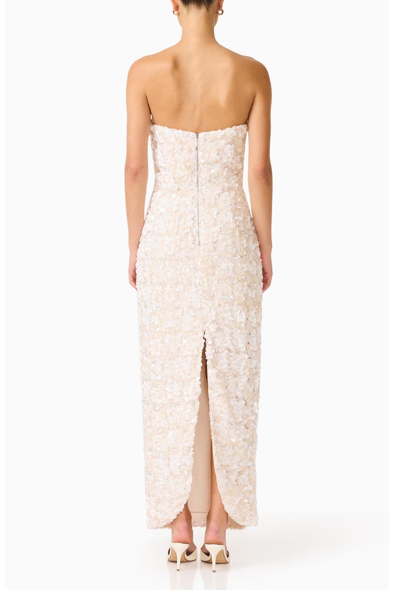 Silvana Strapless Gown, Alternate, color, WHITE SILVER