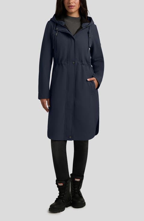Monica Water Repellent Hooded Coat