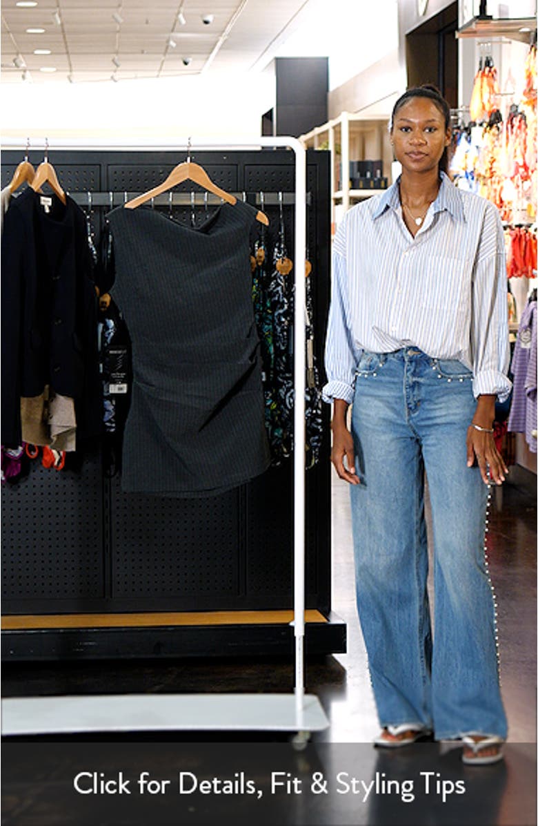 Nova Pinstripe Minidress, sales video thumbnail