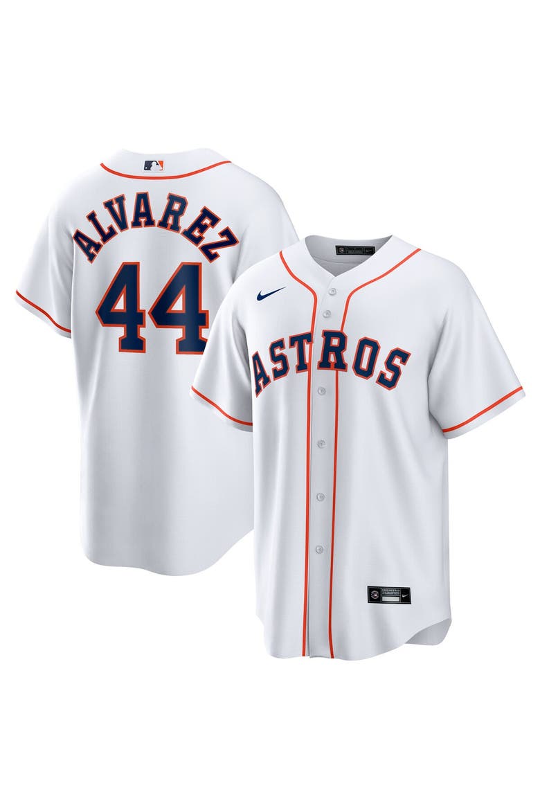 Men's Nike Yordan Álvarez White Houston Astros Home Replica Player Jersey, Main, color, WHITE