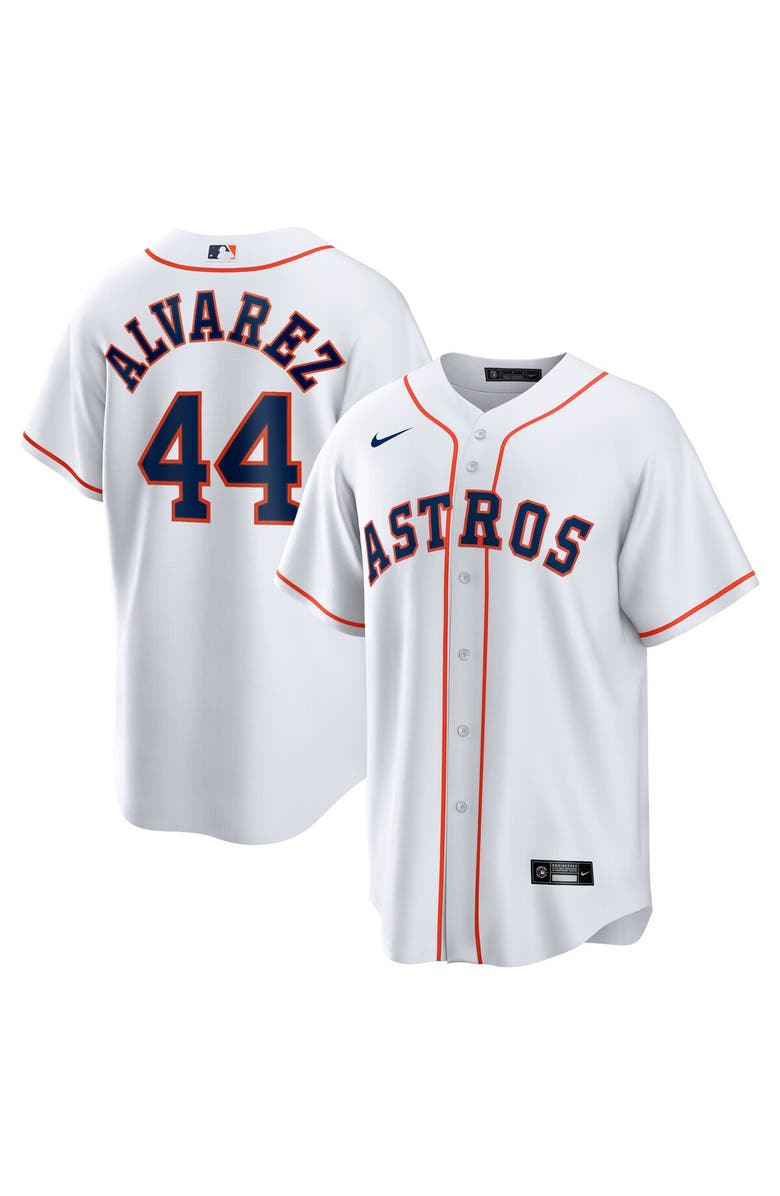 Nike Men's Nike Yordan Álvarez White Houston Astros Home Replica Player Jersey, Main, color,