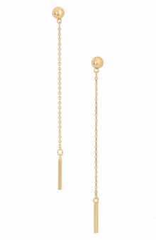 NORDSTROM RACK Demi Fine Bar Linear Drop Earrings