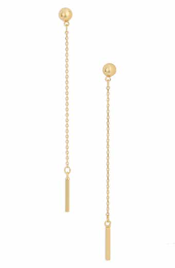 NORDSTROM RACK Demi Fine Bar Linear Drop Earrings
