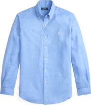Polo Ralph Lauren Classic Fit Linen Button-Down Shirt