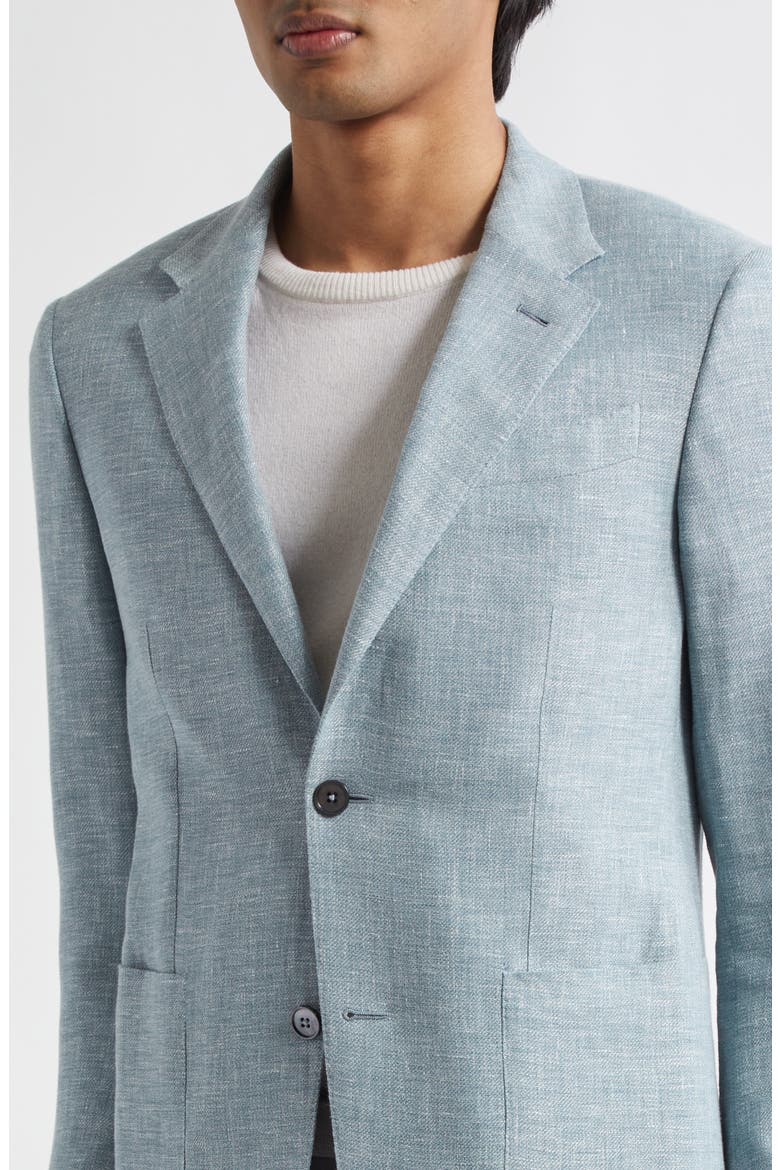 Fairway Crossover Linen Blend Sport Coat, Alternate, color, BR BLU SLD