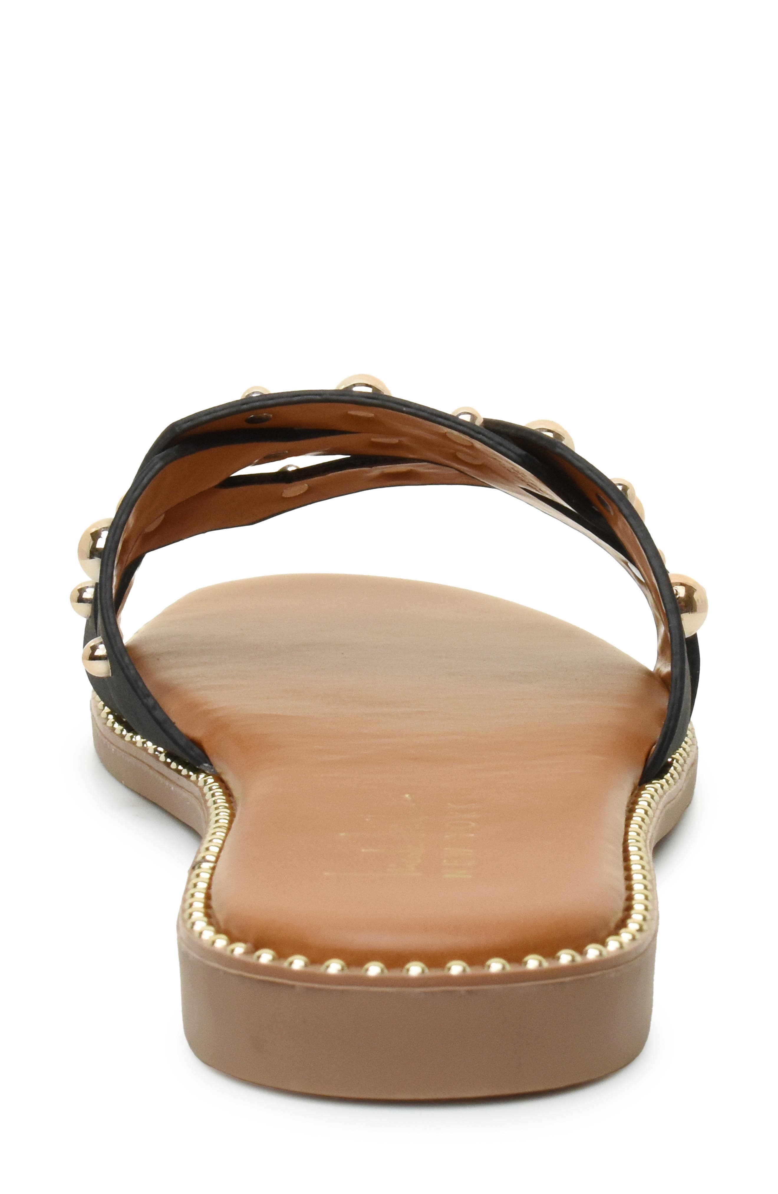 Nicole Miller Studded Slide Sandal, Alternate, color, 