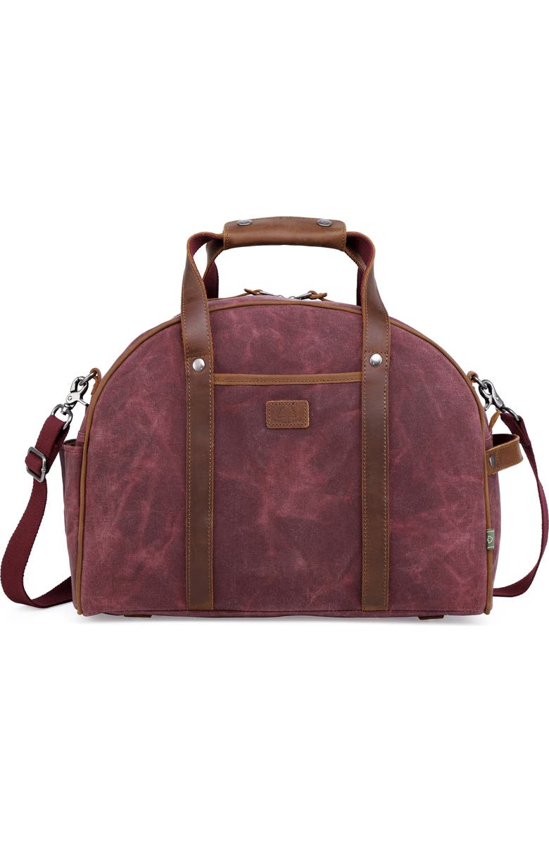 THE SAME DIRECTION Stone Creek Waxed Canvas Weekend Bag, Main, color,