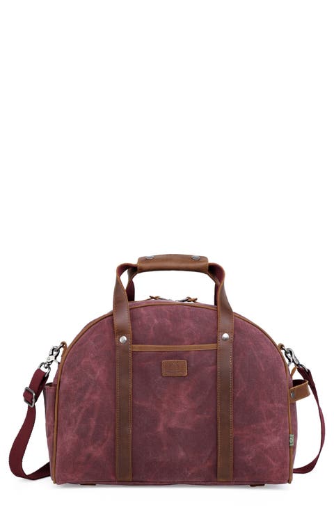 Stone Creek Waxed Canvas Weekend Bag