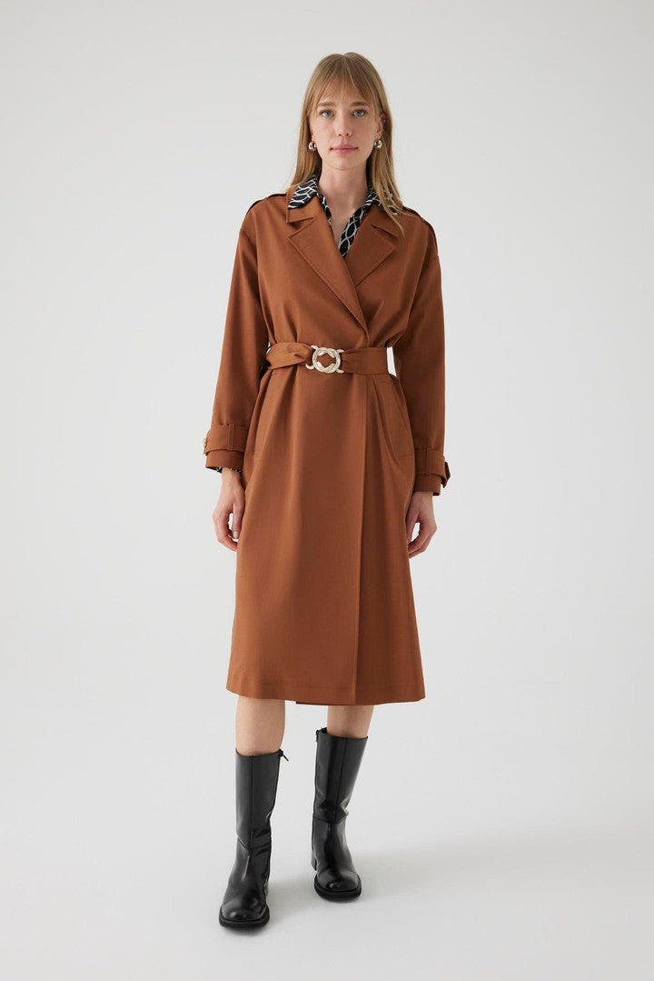 Aisha Belted Trenchcoat - image 2