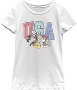 Mickey & Friends Girl's Mickey & Friends The American Dream Team Graphic T-Shirt