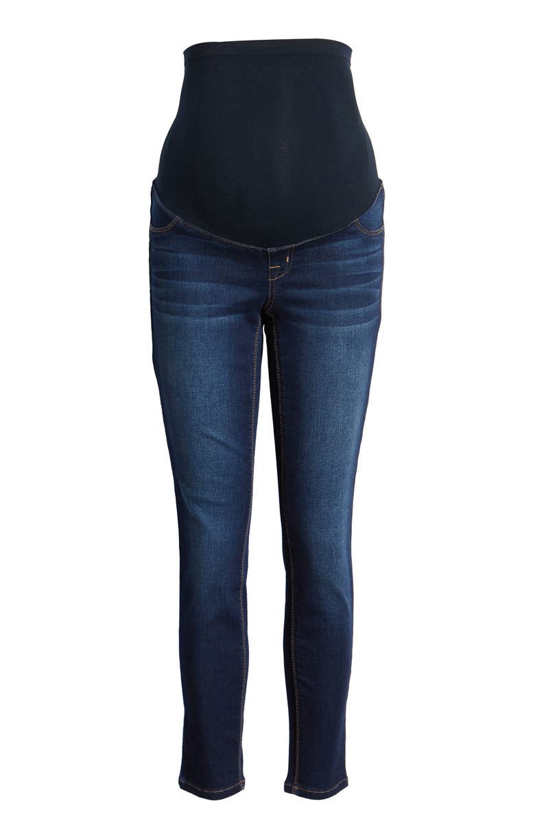 1822 Denim Sculpt Ankle Skinny Maternity Jeans, Alternate, color,