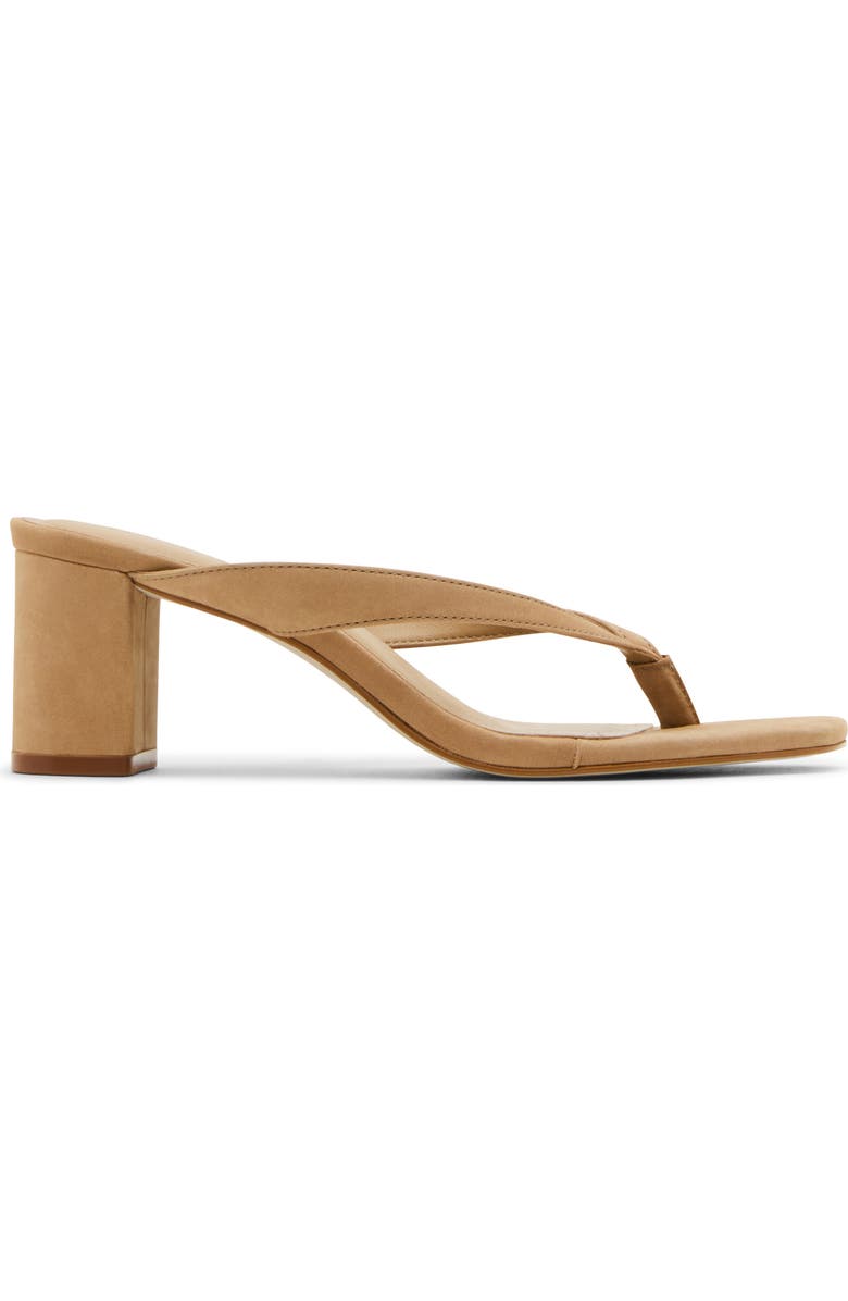 Steve Madden Dodie Block Heel Sandal, Alternate, color, Tan Nubuck