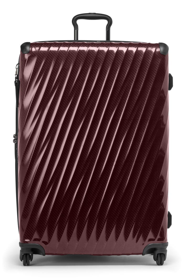 30-Inch 19 Degree Extended Trip Expandable 4-Wheel Packing Case, Main, color, WINE