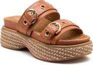 Kelsi Dagger Brooklyn Penny Platform Slide Sandal