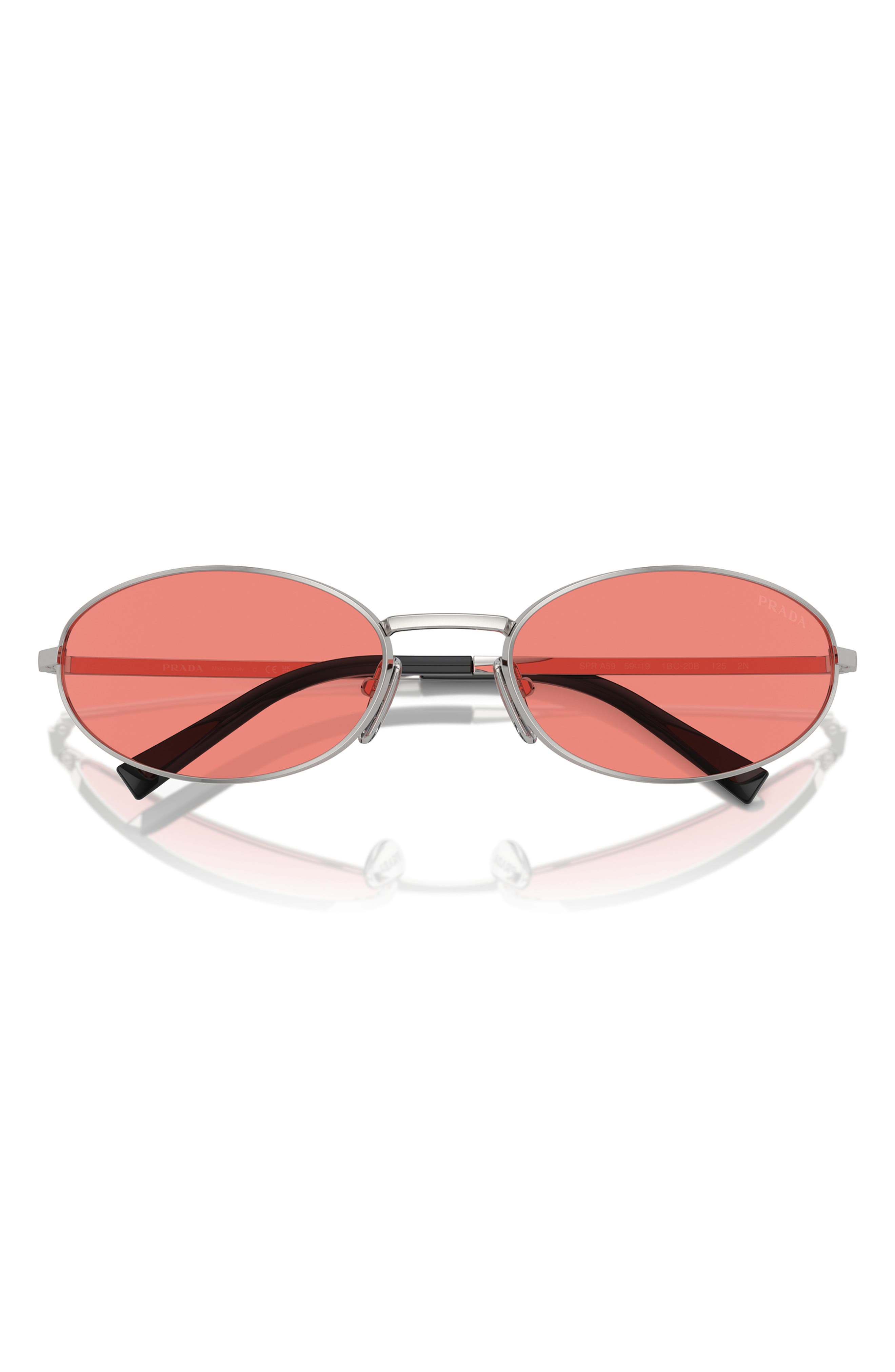 Prada 59mm Oval Sunglasses (Men) | Nordstromrack