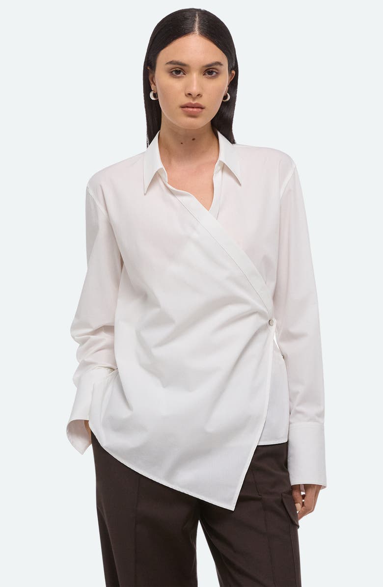 Helmut Lang Wrap Shirt, Alternate, color, White
