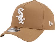 New Era Men's New Era Khaki Chicago White Sox A-Frame 9FORTY Adjustable Hat
