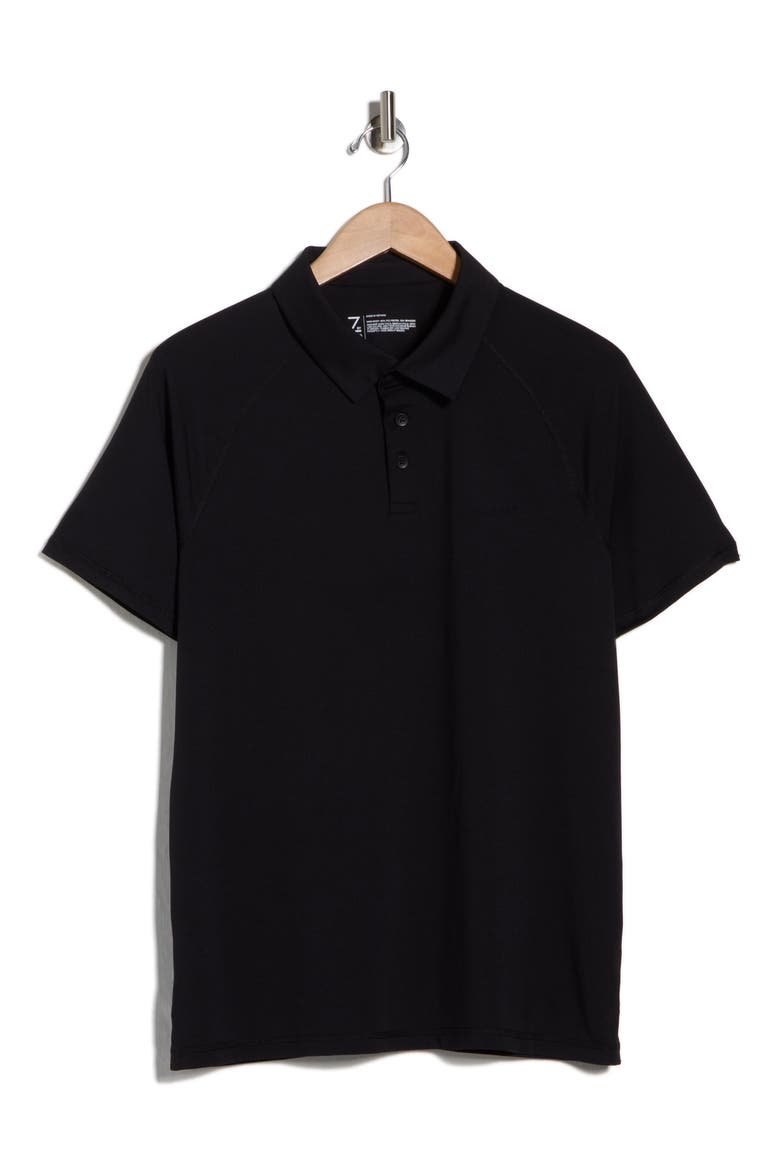 Performance Polo, Alternate, color, BLACK